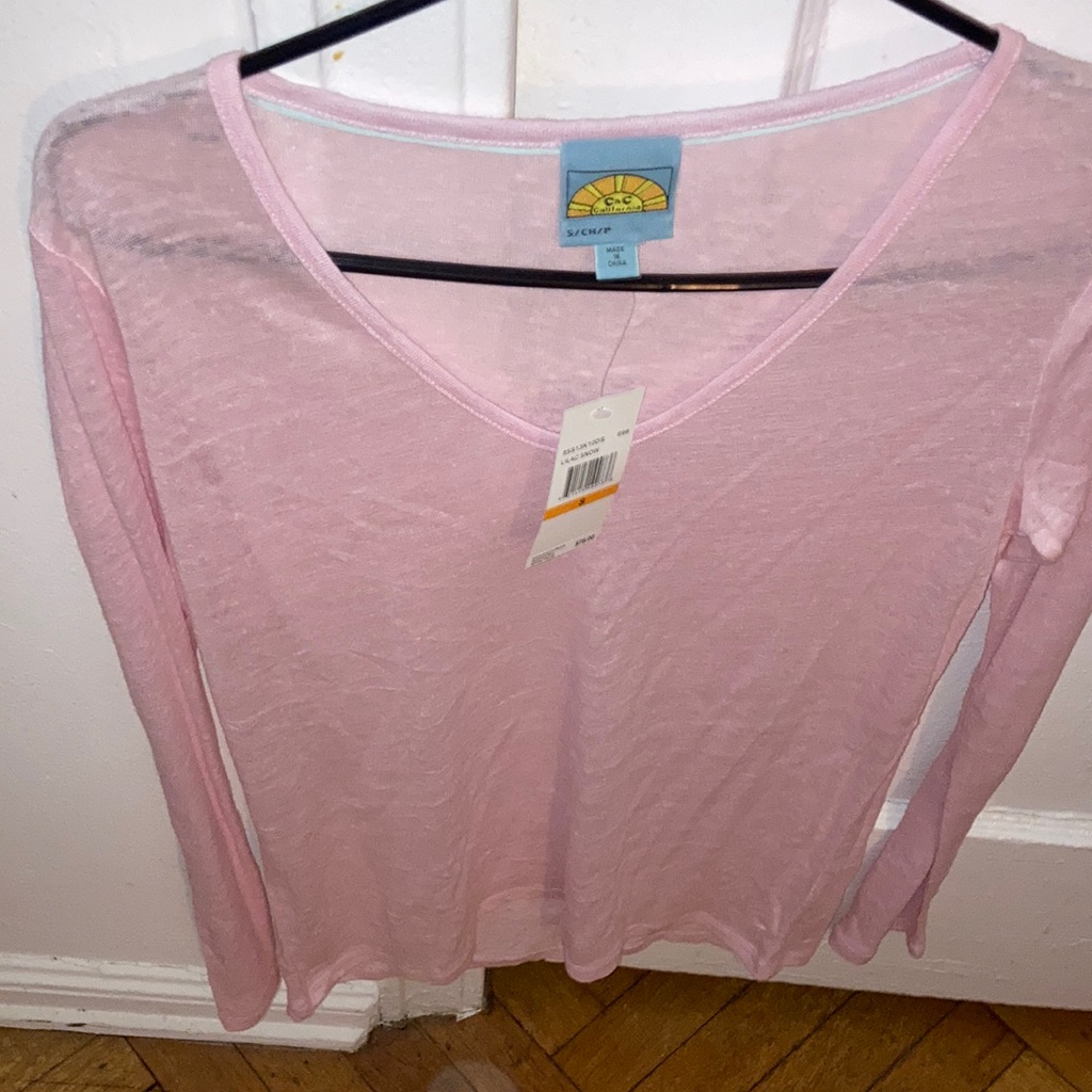 Beautiful Pink CC Long Sleeve New With Tickets